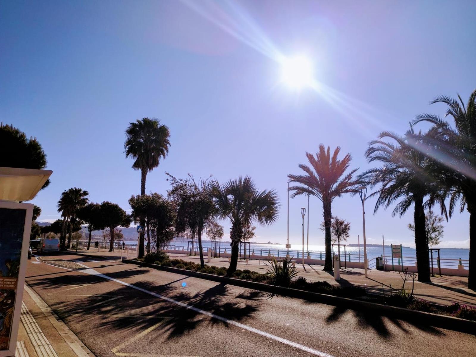 New! Sea View - Beachfront Living In Cannes, Boulevard Du Midi - Nouveau! Vue Mer, Face A La Plage, Les Pieds Dans L'eau Appartamento *